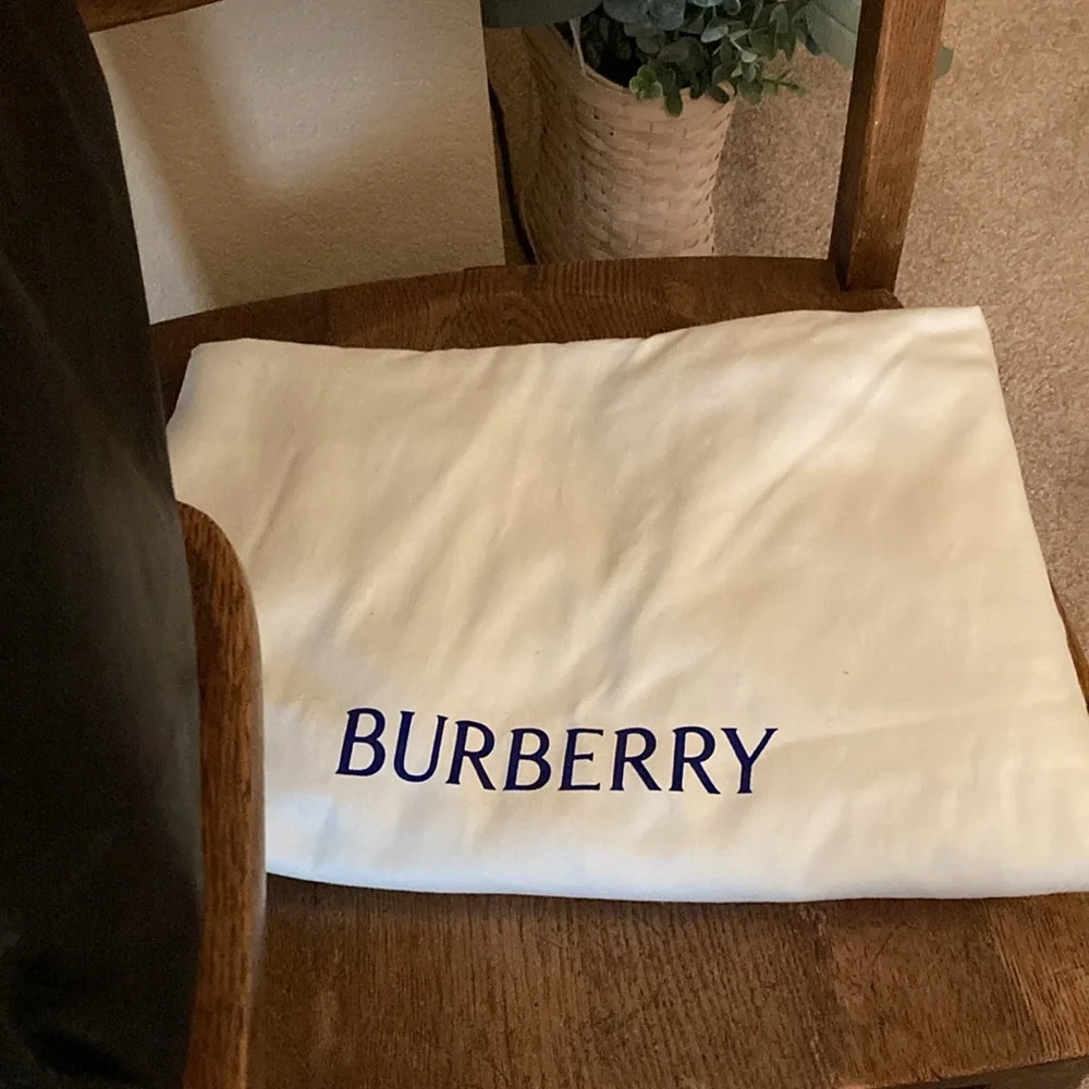 Burberry Shield Duffle M Check Nylon with Dust Bag NWT